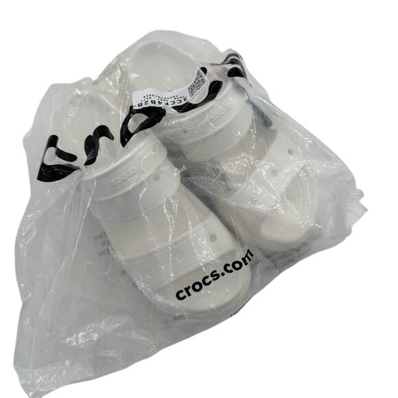 NWT Crocs Platform Mega Crush Chunky Iconic Sandal in White Size 8 - Picture 8 of 14